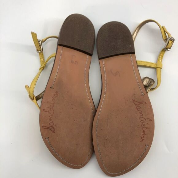 SAM EDELMAN Gigi Thong‎ Sandal Yellow - Picture 5 of 6
